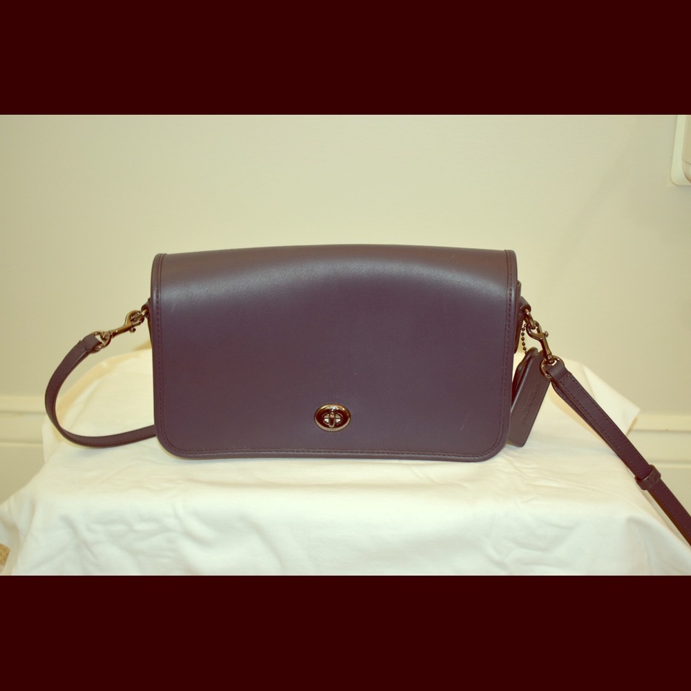 Midnight Navy Coach Crossbody